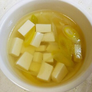 ササミのだしで⭐生姜風味のスープ